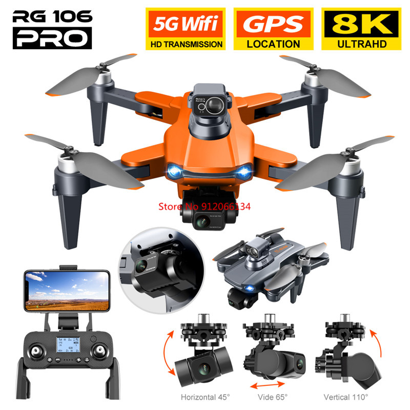 8K ESC Camera GPS Obstacle Avo - Drone Gimbal 3 Axis recensie en prijs