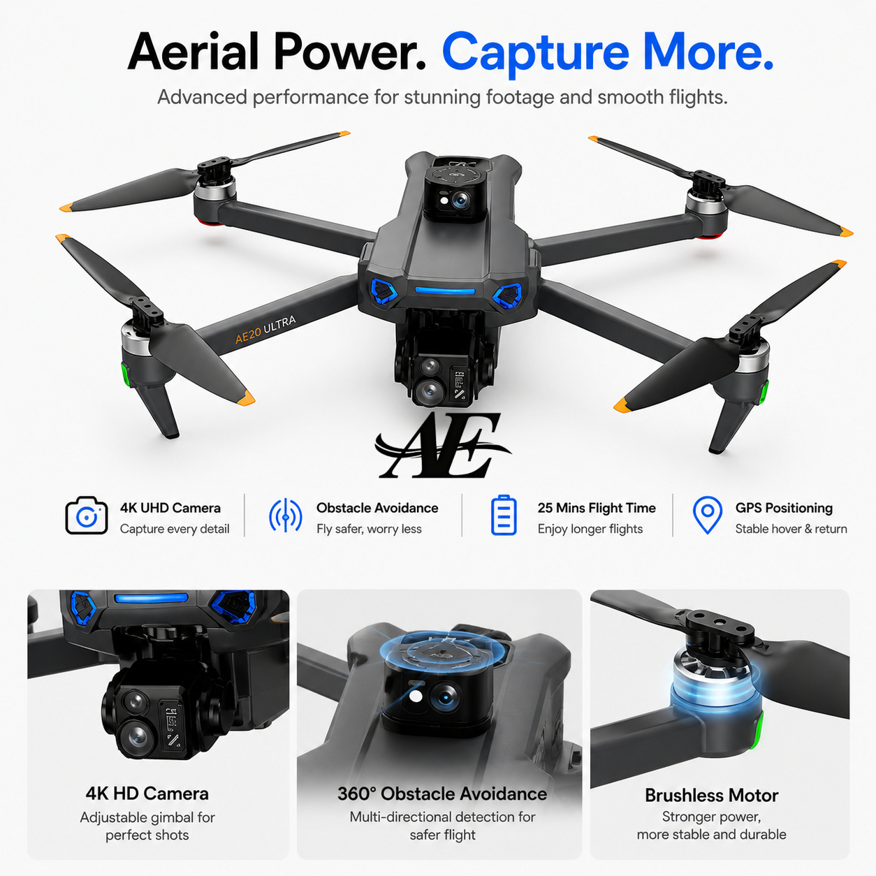 64G GPS RC Drone 8K Profession - Drone Gimbal Mount recensie en prijs