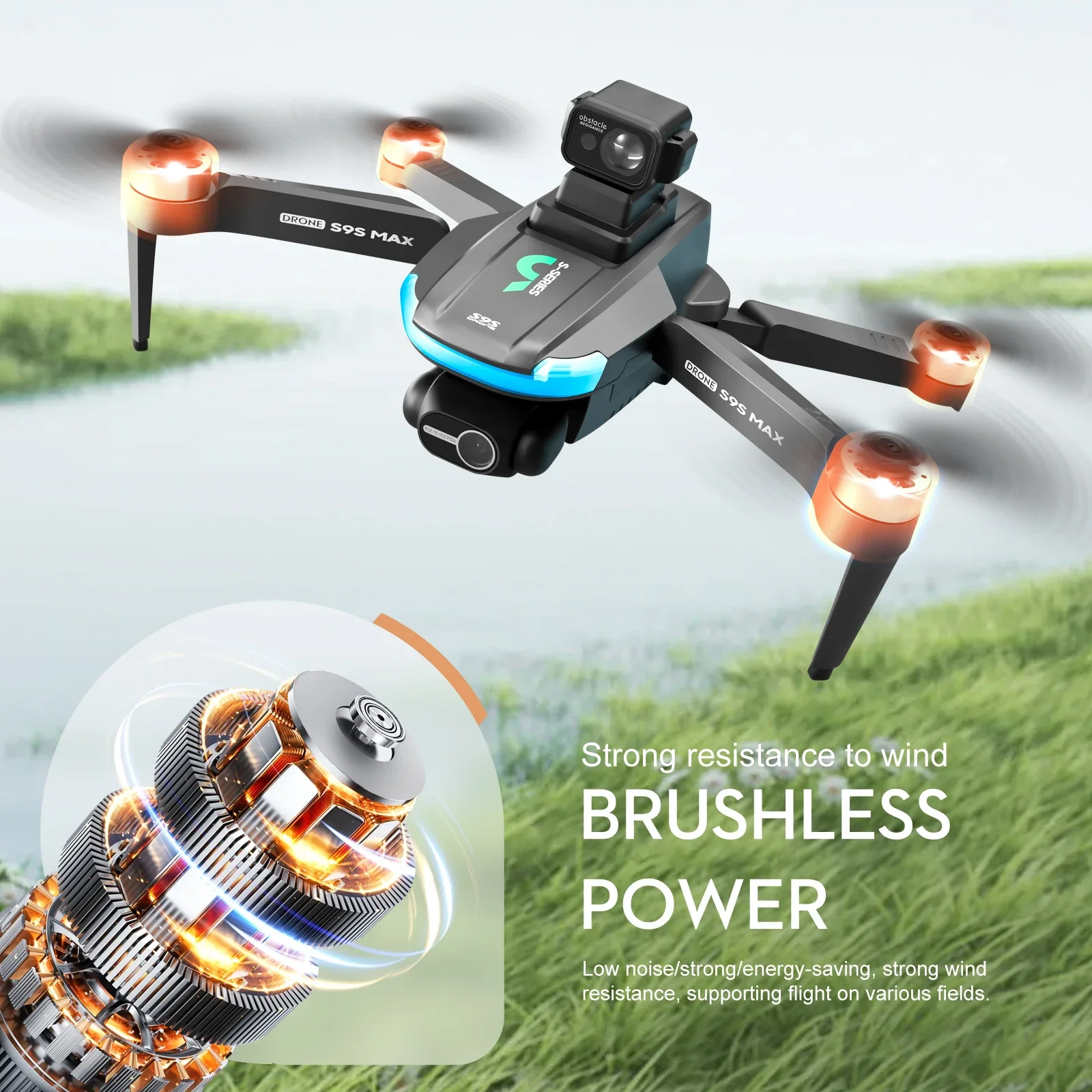 NEW S9S MAX MINI Drone 4K 2-Ax - Drone Gimbal 2 Axis recensie en prijs