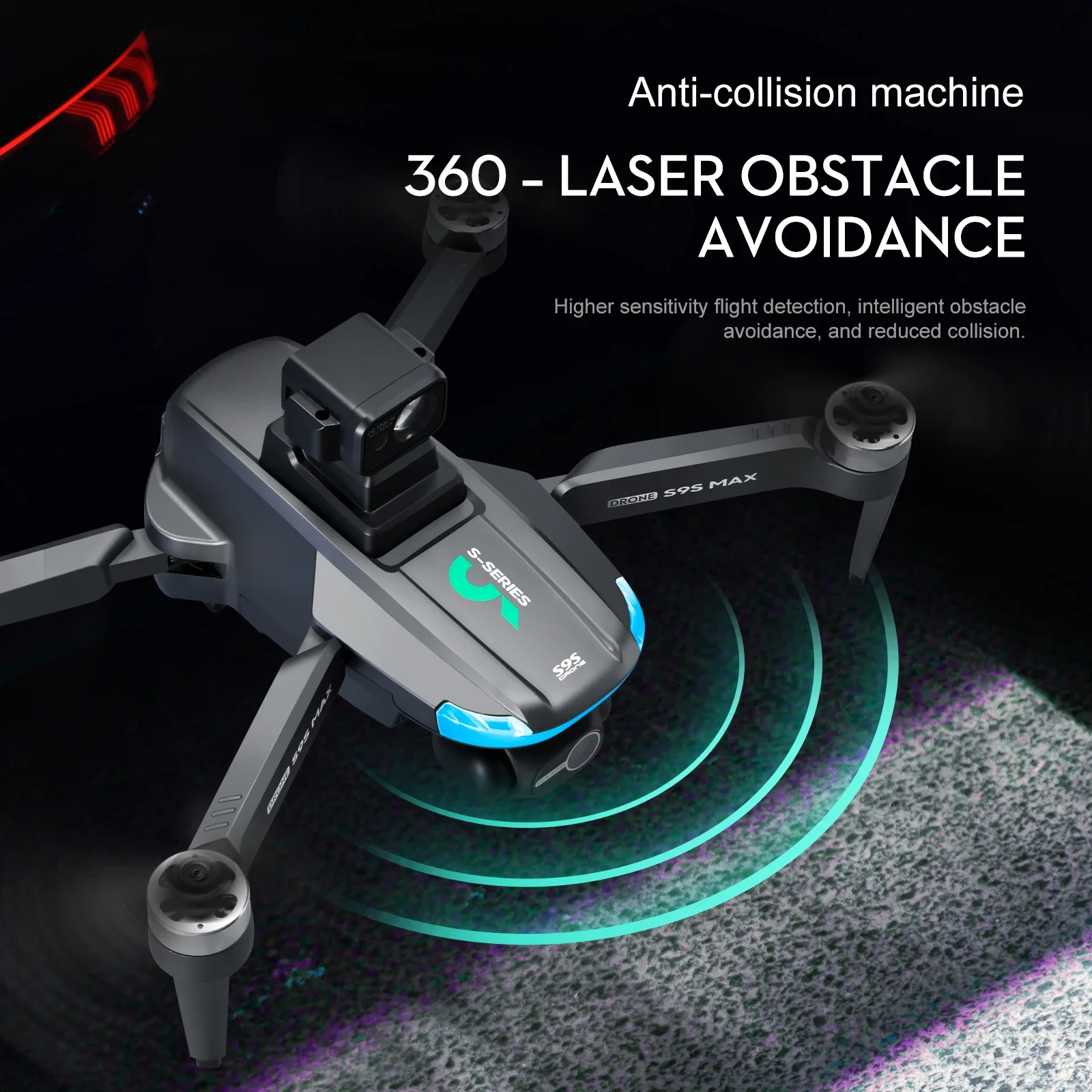 NEW S9S MAX MINI Drone 4K 2-Ax - Drone Gimbal 2 Axis recensie en prijs