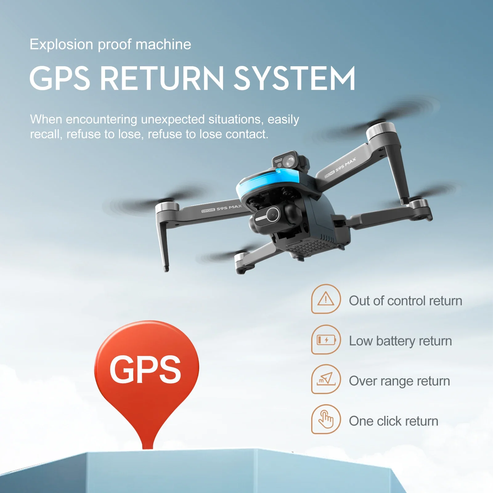 NEW S9S MAX MINI Drone 4K 2-Ax - Drone Gimbal 2 Axis recensie en prijs