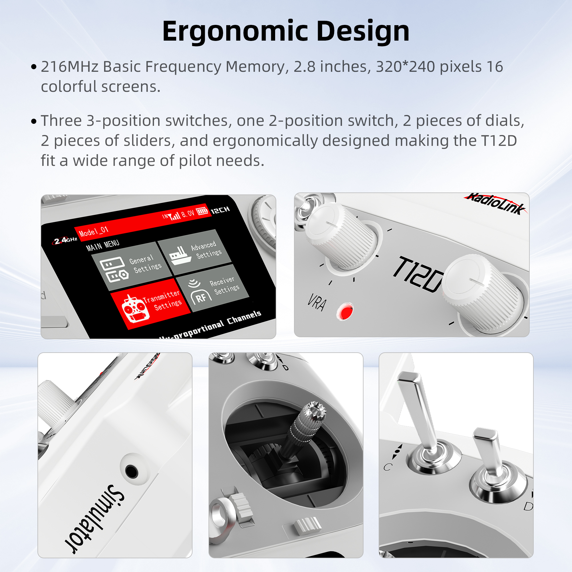 Radiolink T12D ELRS 12 Channel - Drone Gimbal Controller recensie en prijs