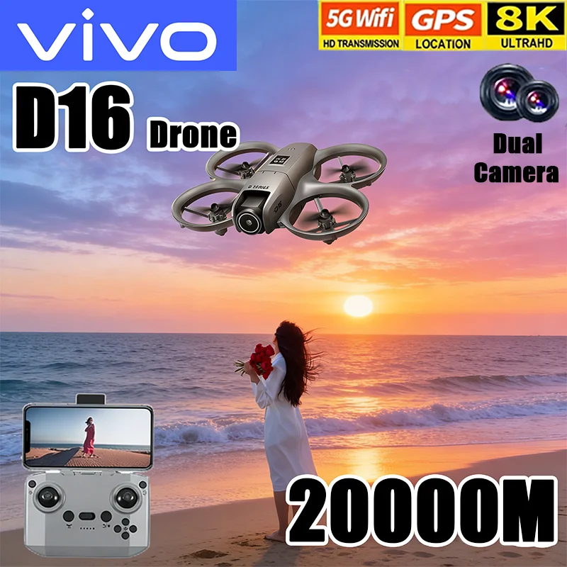 VIVO D16 Mini Drone 8K Camera  - Drone Gimbal 2 Axis recensie en prijs