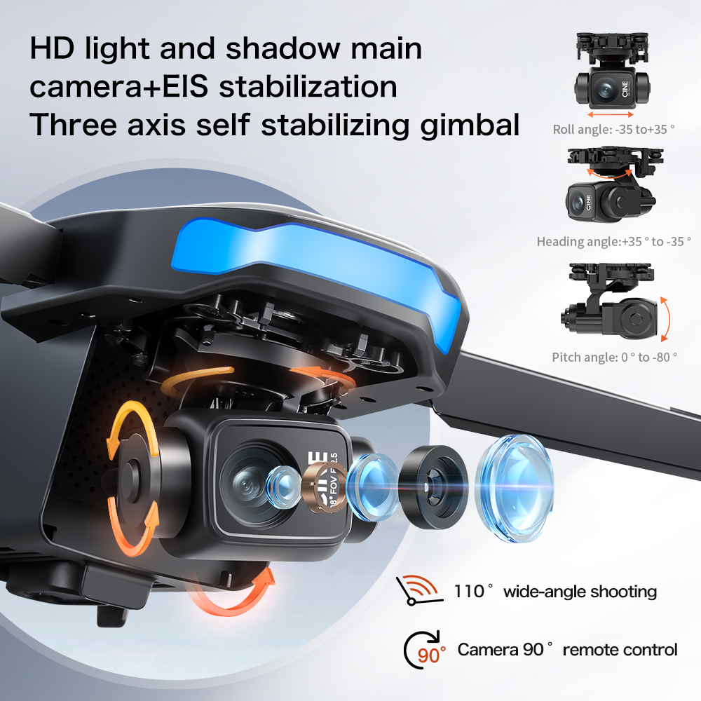 New S-X1 MAX Drone GPS 8K Prof - Drone Gimbal Brushless recensie en prijs