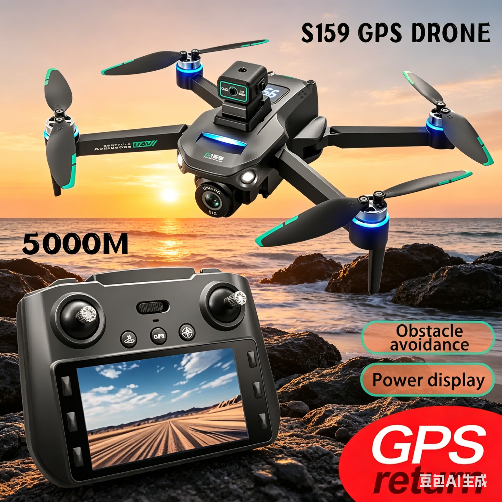 S159 GPS Drone 4K Profesional  - Drone Gimbal Brushless recensie en prijs