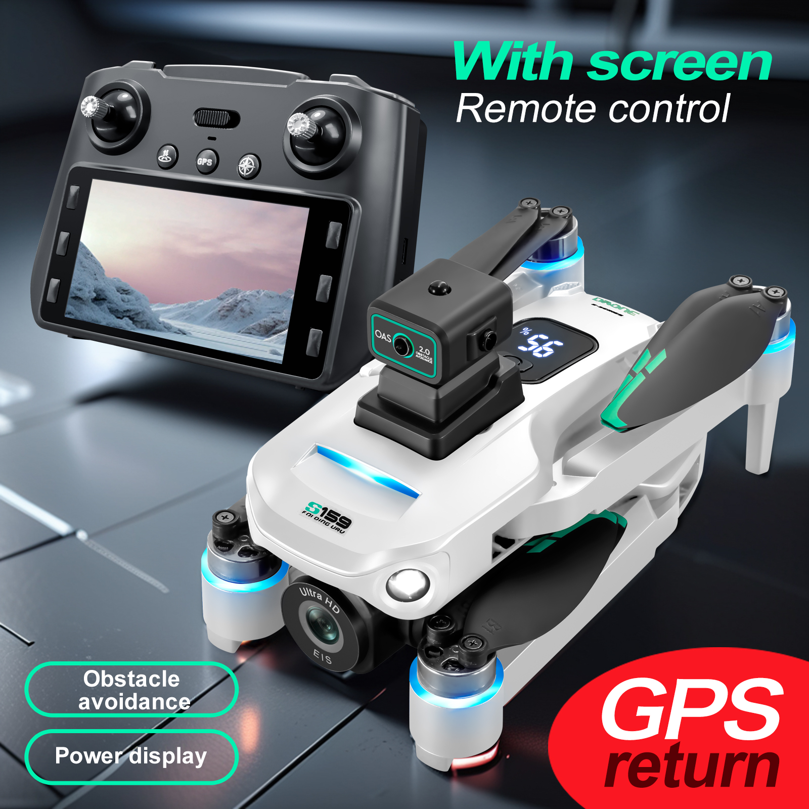 S159 GPS Drone 4K Profesional  - Drone Gimbal Brushless recensie en prijs